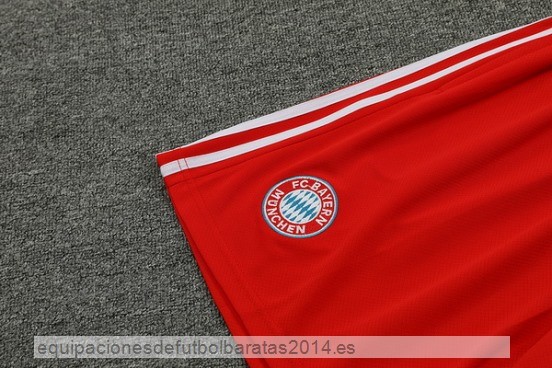 Nuevo Entrenamiento Conjunto Completo Bayern Munich 24/25 Rojo Blanco Baratas